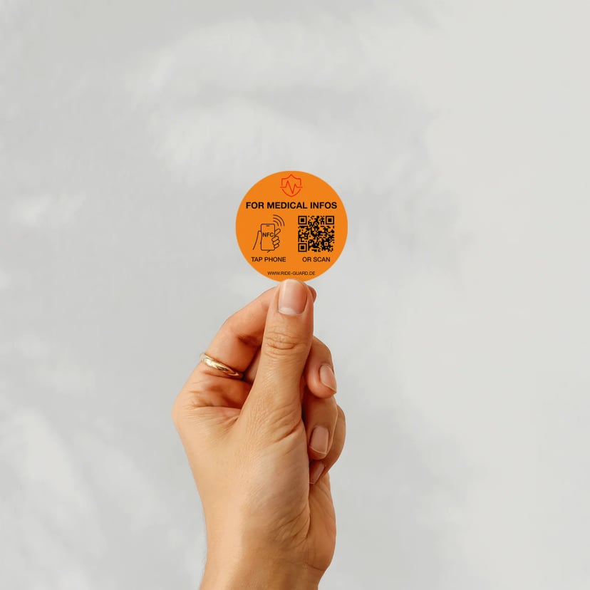 Ride-Guard Sticker – Orange